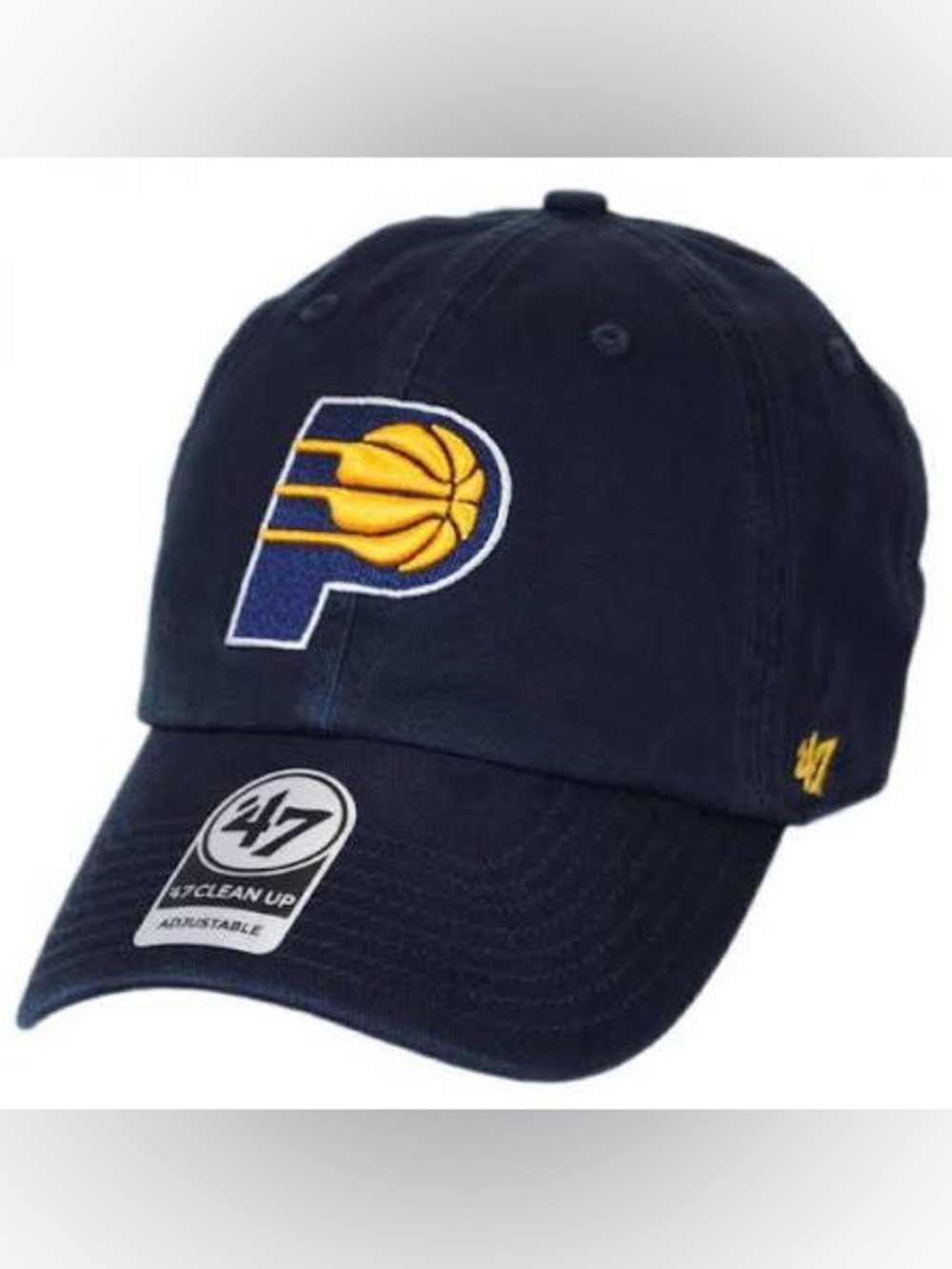 INDIANA PACERS NBA CLEAN UP STRAPBACK BASEBALL CAP DAD HAT